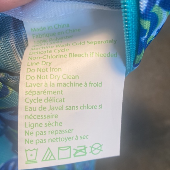 Lilly Pulitzer Lingerie bags with travel toiletry set Bennet Blue Sneak a Peek - Picture 7 of 9